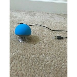 Mini Bluetooth Portable Wireless Mushroom Speaker Blue